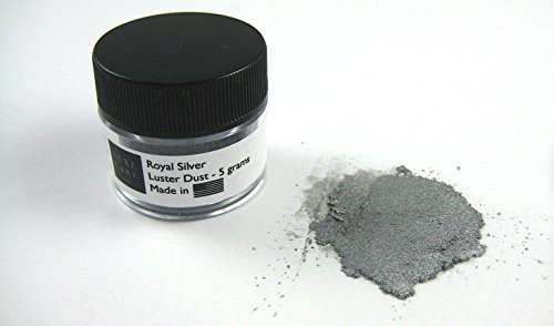 Royal SILVER - 5 gram - Edible Luxury Cake Dust For Decorating Cakes USA Made