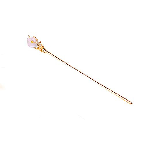 BEMEI Metal Vintage Chinese Style Metal Hairpin Hair Stick Hair Chopsticks Hair Accessories for Hanfu Hair Fork-White- BEMEI Metal Vintage Chinese Style Metal Hairpin Hair Stick Hair Chopsticks Hair Accessories for Hanfu Hair Fork-White-