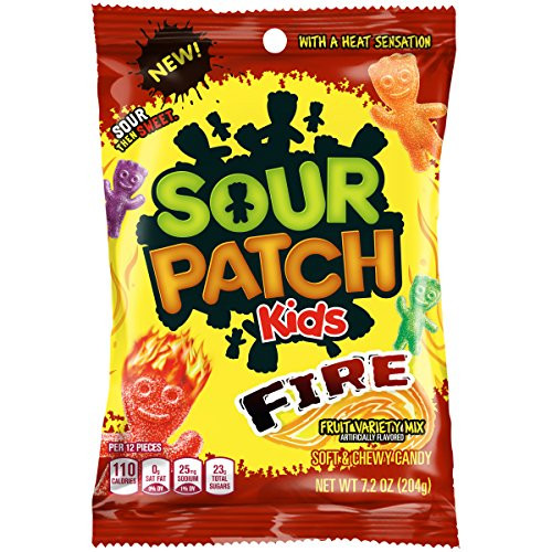 SOUR PATCH KIDS Candy Fire Flavor 1 Bag -7.2 oz.-