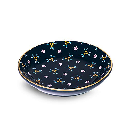 Vera Bradley Women's Ceramic Jewelry Holder Ring Dish, Kaleidoscope