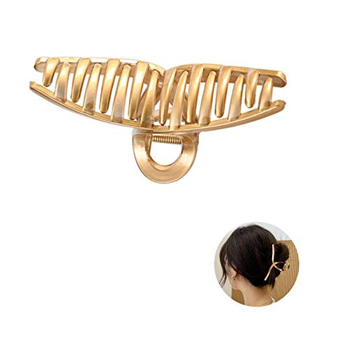 Large Metal Hair Claw Clips Hair Catch Barrette Jaw Clamp for Women Half Bun Hairpins for Thick Hair