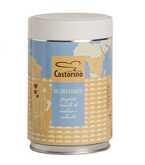Caffe' Castorino Decaffeinato Ground Italian Coffee