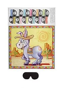 Donkey Game -Mask  and  12 Tails Included- Party Accessory -1 Count- -1-pkg- Pkg-3