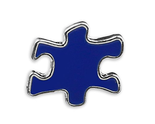 Fundraising For A Cause - Autism Blue Puzzle Piece Shaped Pin Pin for Autism Spectrum Disorder Awareness -1 Pin- Fundraising For A Cause - Autism Blue Puzzle Piece Shaped Pin Pin for Autism Spectrum Disorder Awareness -1 Pin-