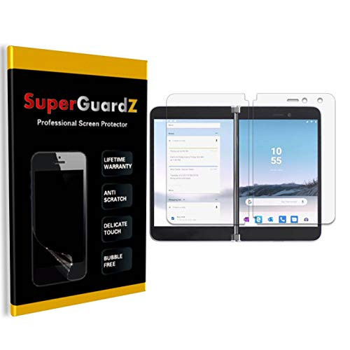 S.G. for Microsoft Surface Duo Screen Protector - SuperGuardZ Ultra Clear Anti-Scratch Anti-Bubble -Lifetime Replacement-