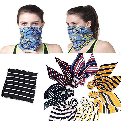 Warmsport 7pcs Women Hair Scarf Bowknot Streamers Scrunchies Ponytail Holder Summer Headbands Elastic Hair Ties for Girls Warmsport 7pcs Women Hair Scarf Bowknot Streamers Scrunchies Ponytail Holder Summer Headbands Elastic Hair Ties for Girls