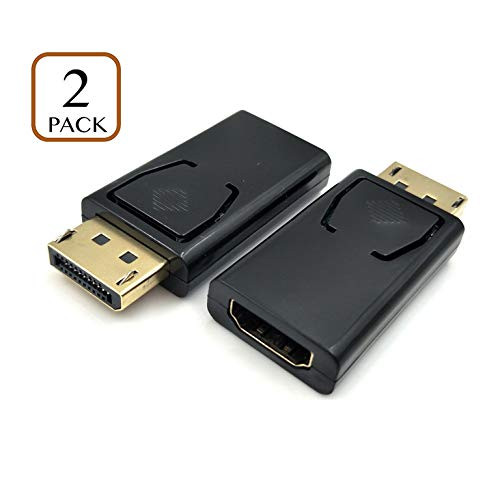 Poyiccot Displayport to HDMI Adapter 4K DP to HDMI Adapter Displayport to HDMI Female Converter Displayport 1.4V Gold Plated Display Port to HDMI Black -Displayport Male to HDMI Female- Poyiccot Displayport to HDMI Adapter 4K DP to HDMI Adapter Displayport to HDMI Female Converter Displayport 1.4V Gold Plated Display Port to HDMI Black -Displayport Male to HDMI Female-