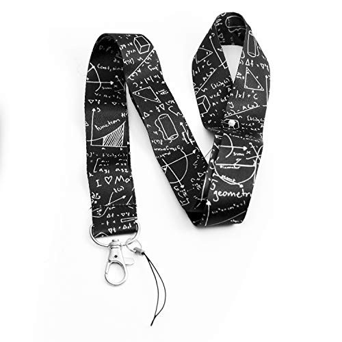 Math Lanyard Criminal Minds Lanyard for Keys Key Chain Clip Neck ID Badge Holder Lanyard -LD-MathB-
