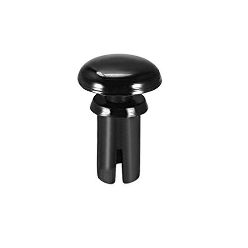 uxcell Push Clip Rivet 2.5mm x 4.5mm PCB Circuit Panel Nylon Fastener Black 50 Pcs