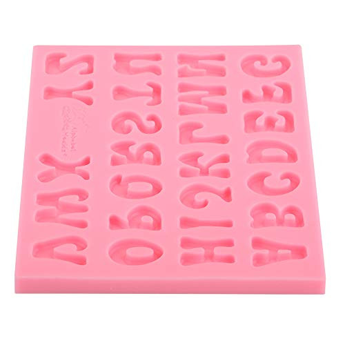 Aqur2020 Alphabet Mold Alphabet Candy Mold Mini Letter Mold Alphabet Silicone Mold Chocolate Ice Cream for Cake for Sweets
