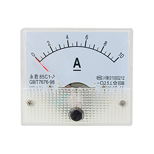 Baomain Analog Ammeter 85C1 DC 0-10A Panel Meter Gauge Current Analogue