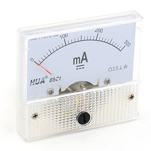 Baomain Analog Ammeter 85C1 DC 0-300mA Panel Meter Gauge Current Analogue