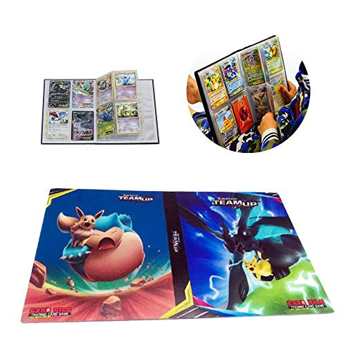 Card Holder Collection Handbook Trading Card Album for Pokemon Holds up to 240 Trading Cards -Eevee-