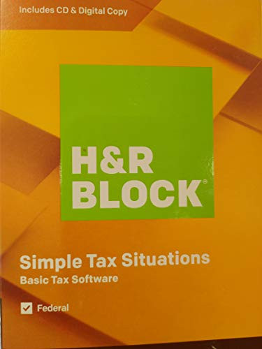 2019 H and R Block Basic Tax Return Software- Tax Year 2019 ONLY