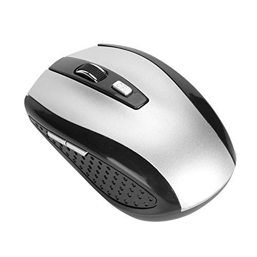 Wireless Mouse 2.4GHz Optical Mouse 800-1600DPI Adjustable Cordless Gaming Mouse with Intelligent Mini USB Receiver for PC Laptop Computer