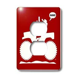 3dRose lsp_39865_6 CAR DUDE 2 red sign2 2 Plug Outlet Cover