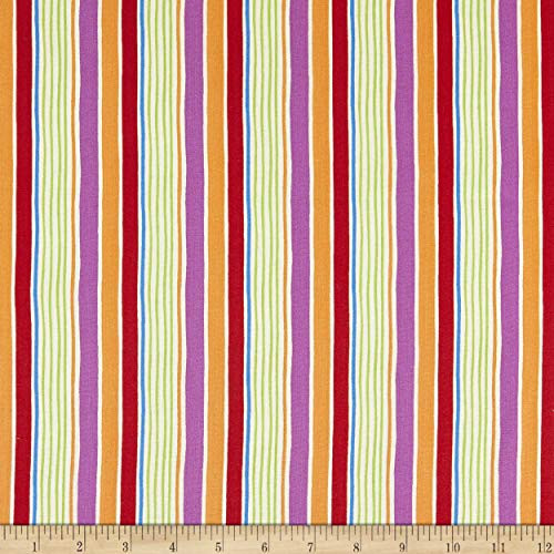 Michael Miller Table Talk Sunrays Fabric Paprika