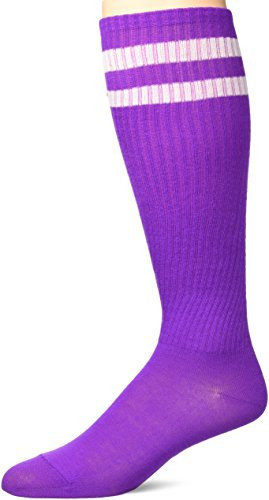 Purple Stripe Knee Socks Party Accessory 6 Ct.