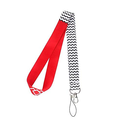 Twin Peaks Red Room Owl Cave TV Show 17.7" Neck Lanyard Keychain Holder ID Badge Mobile Phone Pin Strap by Pinstant