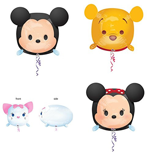 TSUM TSUM by Disney 4 Balloon Super Saver Pack Birthday Party Supplies