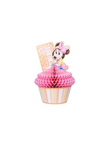 Minnie Mouse 1st Birthday Honeycomb Centerpiece -1ct-