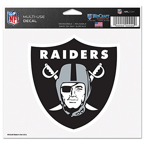 WinCraft Oakland Raiders 5"x6" Color Ultra Decal