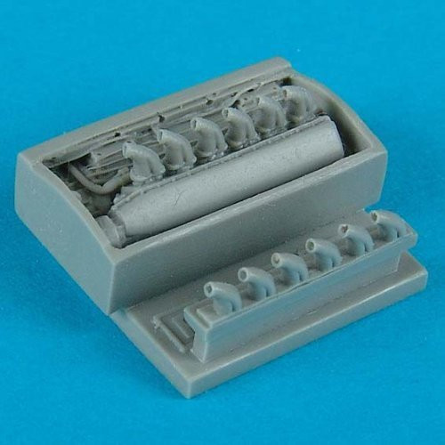 Quickboost 1-72 P-39 Engine for Academy Kit - Resin Update #QB72-070