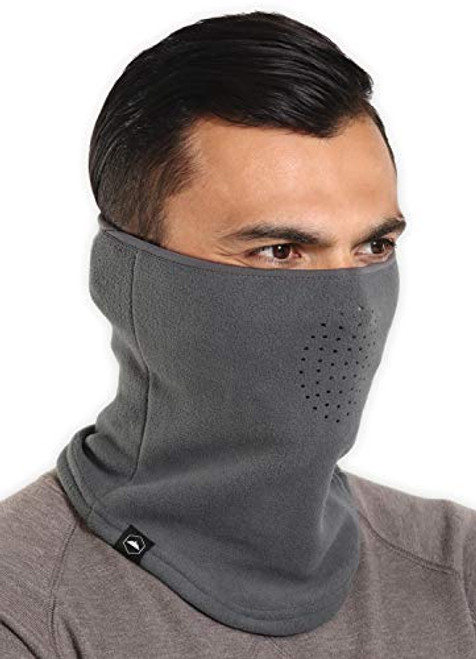 Winter Fleece Neck Gaiter - Face Mask-Half Balaclava for Cold Weather - Thermal Neck Warmer-Cover for Running  and  Skiing