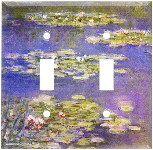 Art Plates - Monet: Water Lilies Switch Plate - Double Toggle