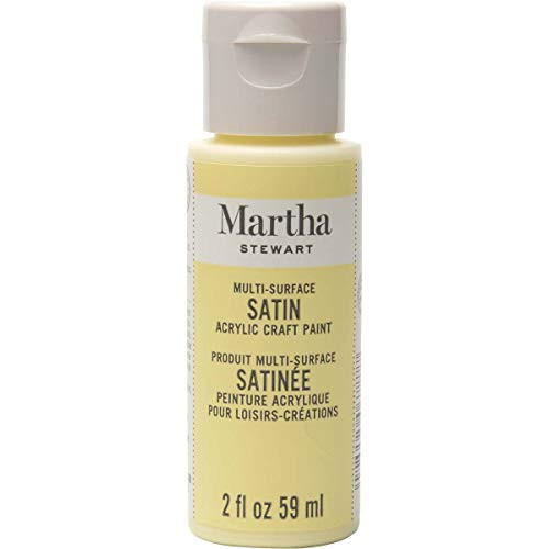 Martha Stewart Crafts Multi-Surface Satin Acrylic Paint 2 oz Couscous 2 Fl Oz