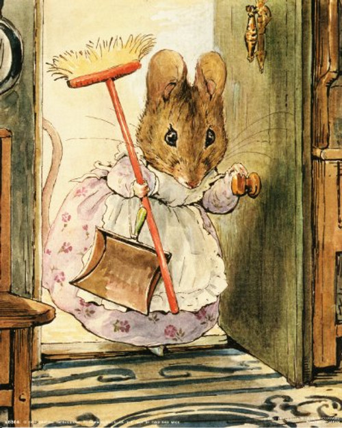 Wall Decor Beatrix Potter Tale of Two Bad Mice Kids Room Art Print Poster -8x10- Wall Decor Beatrix Potter Tale of Two Bad Mice Kids Room Art Print Poster -8x10-