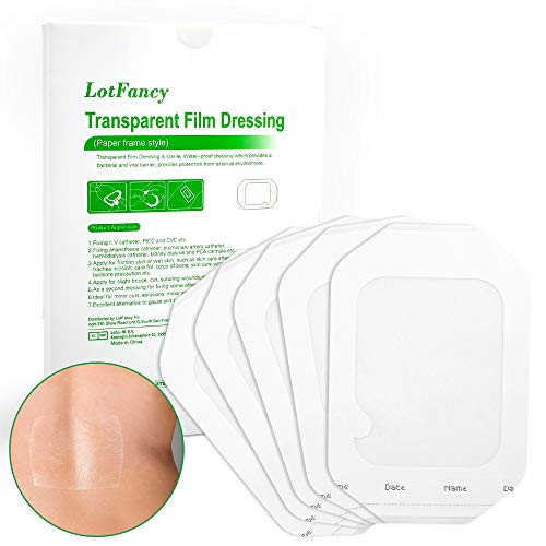 15PCS Transparent Film Dressing 4x4 3-4-10cm x 12cm- Showerproof Wound Cover Bandage Tape for Swimming Post Surgical Scar Therapy Medical Supplies Tattoo Dressings Shower Protection