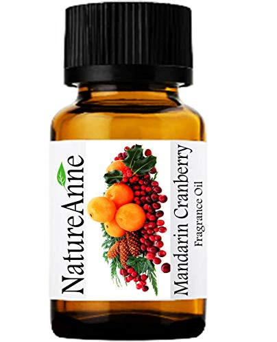Premium Grade Fragrance Oil - 10ml - Scented Oil - for Diffuser Oils Making Soap Candles Lotion Home Scents Linen Spray Lotion Perfume Beard Oil -Mandarin Cranberry 10ml-