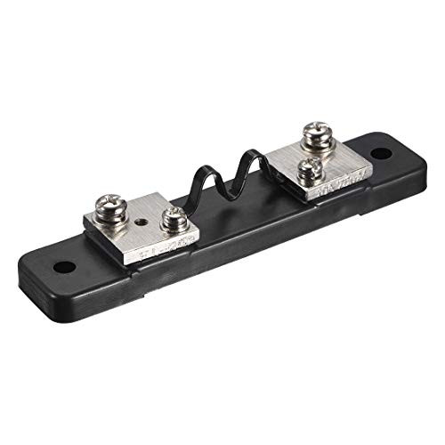 uxcell Shunt Resistor 10A 75mV for DC Current Ammeter Analog Panel Meter External FL-2 Shunt Divider