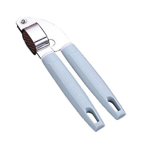 Garlic Press Household Manual Garlic Press Stainless steel Home Kitchen Mincer Tool Garlic Press Crusher Squeezer Masher -Blue- Garlic Press Household Manual Garlic Press Stainless steel Home Kitchen Mincer Tool Garlic Press Crusher Squeezer Masher -Blue-