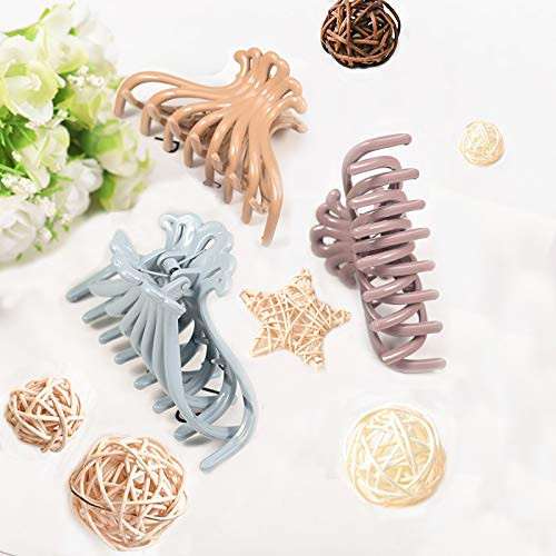 Hair Claw Clips COZYROOM Large Grip Clip Spider Hair Claw Octopus Jaw Hair Claw Clips -10cm 3 Pack?