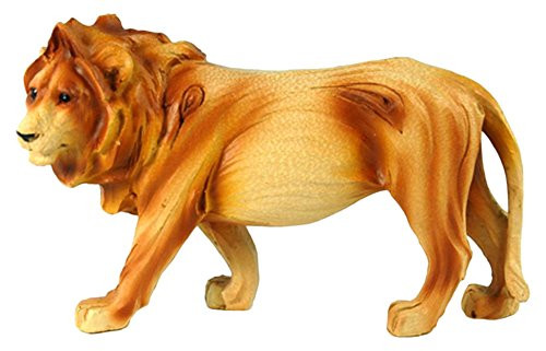StealStreet MME-931 Ss-Ug-Mme-931, 6" Prowling Lion Carving Faux Wood Decorative Figurine, Brown StealStreet MME-931 Ss-Ug-Mme-931, 6" Prowling Lion Carving Faux Wood Decorative Figurine, Brown