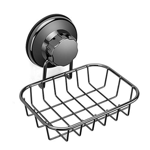 SANNO Soap Dishes Soap Holder Soap Saver Soap Holder Soap Tray Bar Soap Sponge Holder for Shower Bathroom Tub and Kitchen Sink Black Nickel SANNO Soap Dishes Soap Holder Soap Saver Soap Holder Soap Tray Bar Soap Sponge Holder for Shower Bathroom Tub and Kitchen Sink Black Nickel