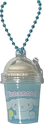 Sanrio Cinnamoroll Accessory case Key Chains Key Ring Holder Ball chain with Mascot Frappe -White soda-