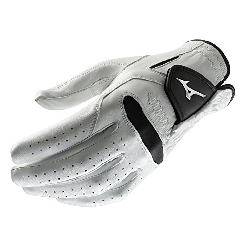 Mizuno 2018 Pro Men's Golf Golf Glove, Left Hand, White/Black, X-Large