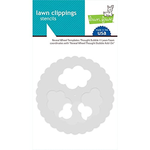 Lawn Fawn LF2568 Reveal Wheel Templates- Thought Bubble Templates