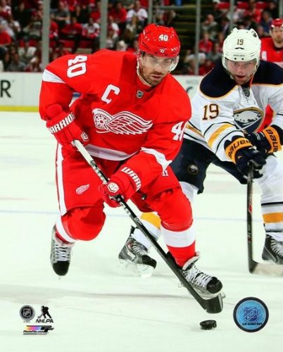 NHL Henrik Zetterberg Detroit Red Wings 2013-2014 Action Photo 8x10#2