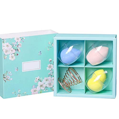 Makeup Sponge Blender Set Beauty Makeup Sponges Latex-free Blender 3pcs plus Beauty Sponge Holder 1pcs -Style-A- Makeup Sponge Blender Set Beauty Makeup Sponges Latex-free Blender 3pcs plus Beauty Sponge Holder 1pcs -Style-A-