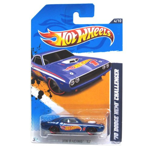 Hot Wheels 2012 Racing '70 Dodge Hemi Challenger Blue Card 174 Hot Wheels 2012 Racing '70 Dodge Hemi Challenger Blue Card 174