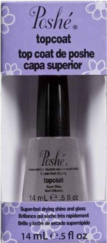 Poshe Super Fast Drying Top Coat 0.5 Fluid Ounce