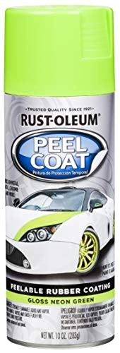 Rust-Oleum 311258 Automotive Peel Spray Coating 10 oz Gloss Neon Green