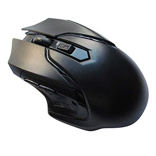 Computer Mouse Universal 800-1200-1600DPI 2.4GHz Wireless Gaming Mouse for Computer PC Laptop - Black