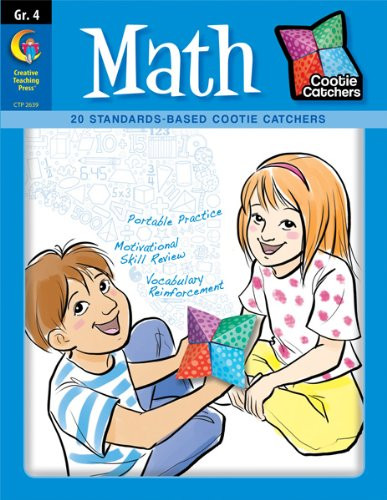 Creative Teaching Press Cootie Catchers- Math Grade 4