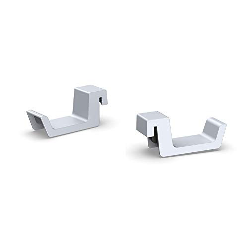 TENKY 2pcs PS5 Game Console Hanging Bracket Headphone Stand Headset Hanger Headset Storage Rack Earphone Hook Holder