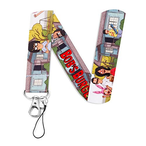 Bob's Burgers Lanyard Key Chain ID Badge Holder Clip Neck Strap -LY-Bob's Burgers-